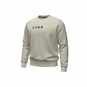 NWT Sonneti London Men's Cream Crewneck Sweatshirt
